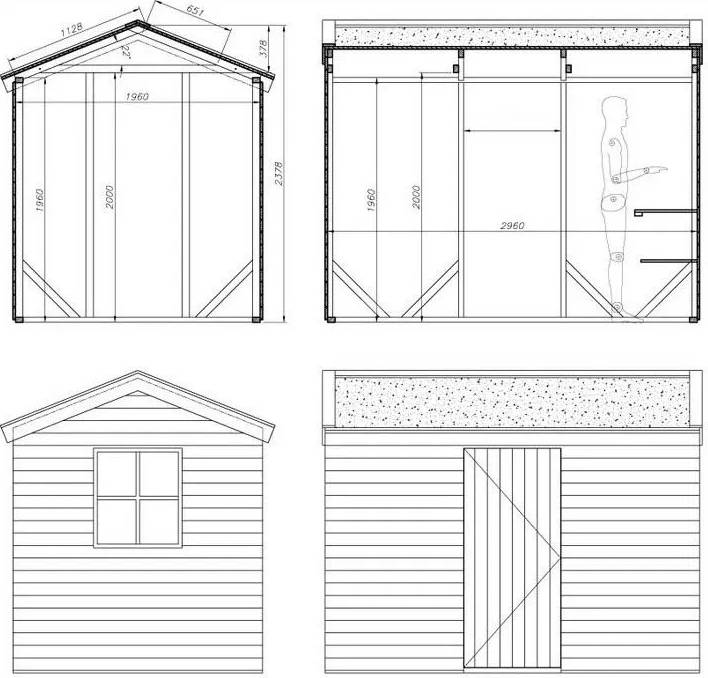 Сарай из паллетов своими руками: как построить, фото