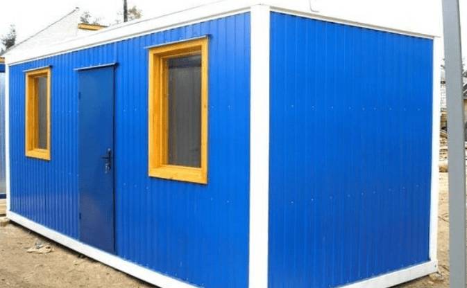 Металлическая бытовка своими руками для дачи: пошаговая инструкция, как сделать