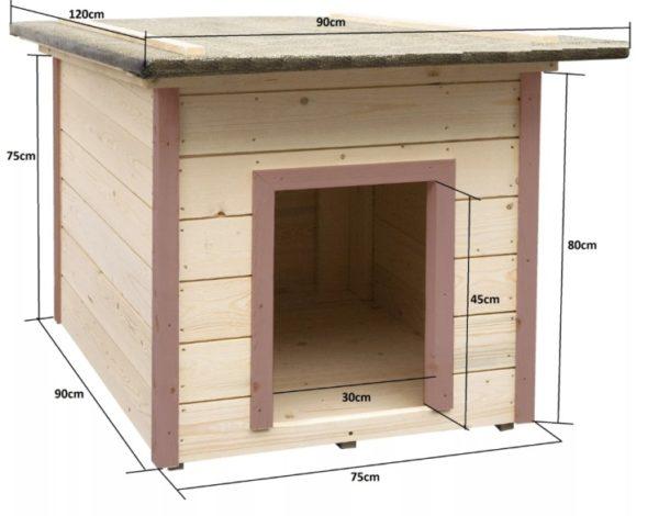 Как сделать будку для собак из дерева своими руками
