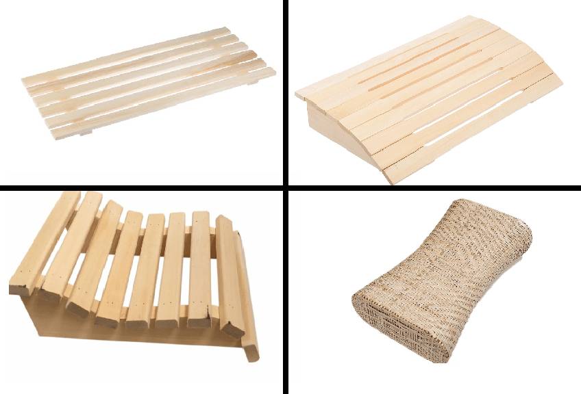 Подголовник для бани своими руками: чертежи, размеры, схемы, из дерева