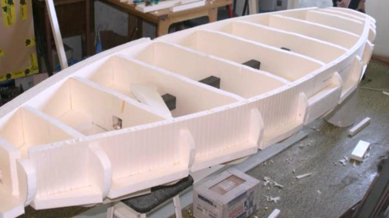 Как сделать лодку из пенопласта своими руками