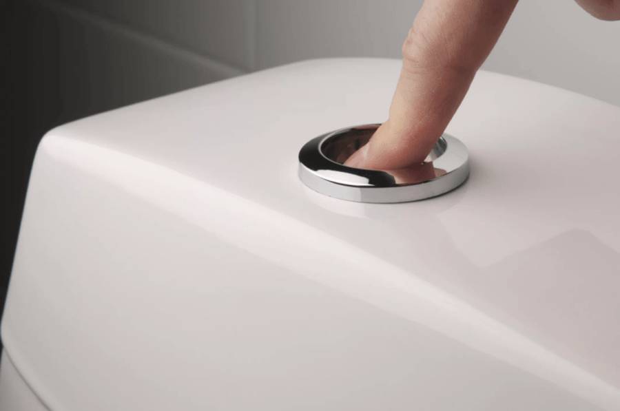 Почему запала кнопка бачка унитаза: что делать, как починить, исправить