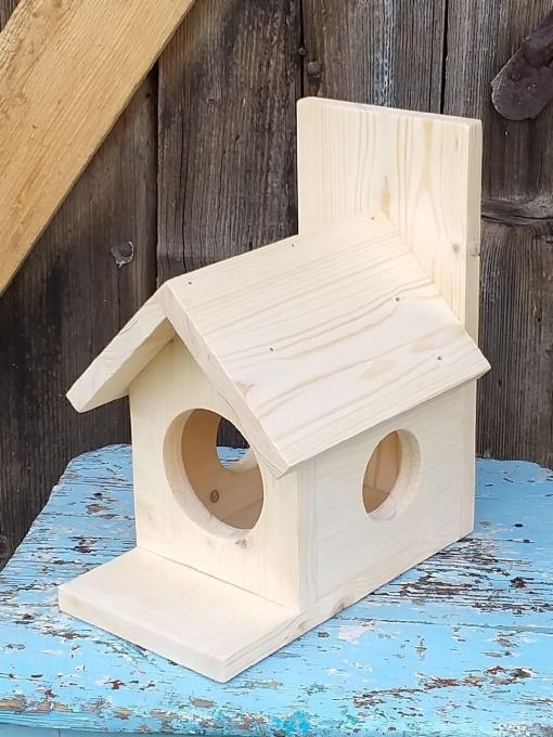 Как сделать домик для белки своими руками