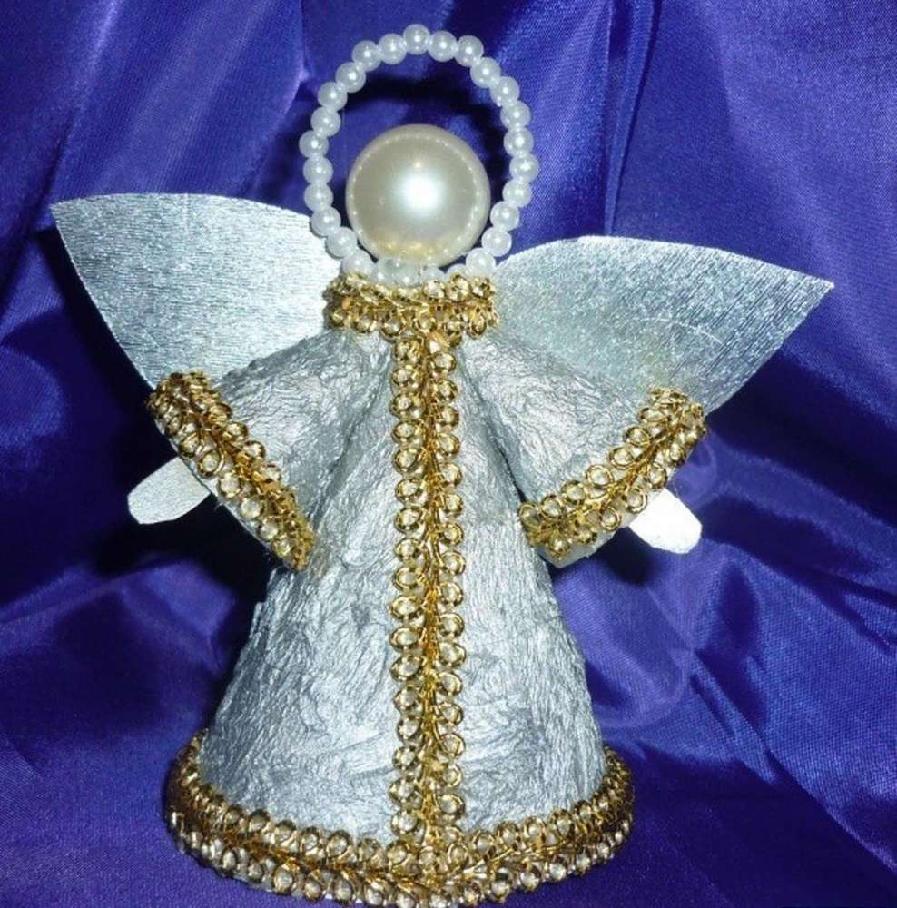 Рождественский ангел своими руками: как сделать поделку, видео, схемы