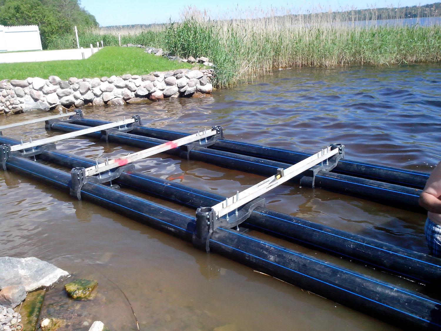 Плавучий пирс (причал) своими руками на озере: как построить