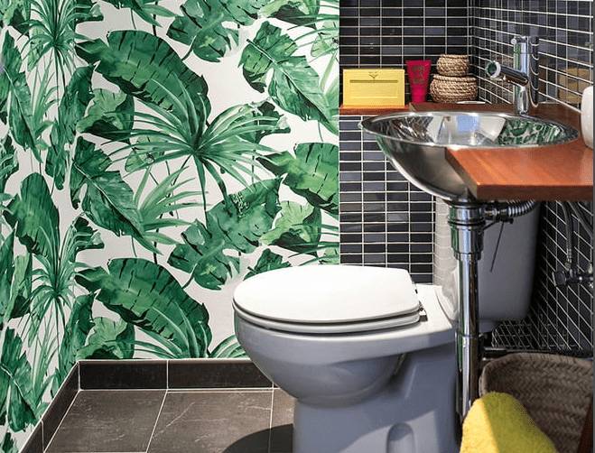 Обои для туалета в квартире: лучшие, как выбрать, фото, дизайн, отделка