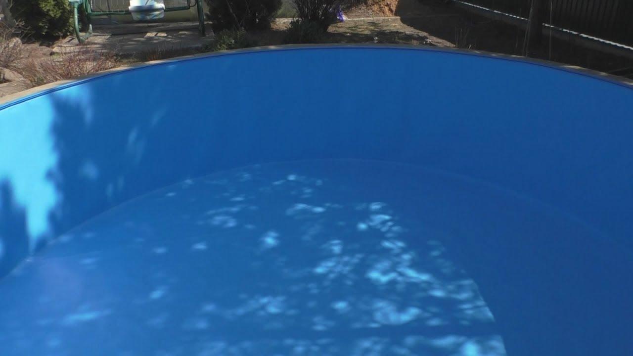 Как найти дырку в каркасном бассейне и заклеить ее