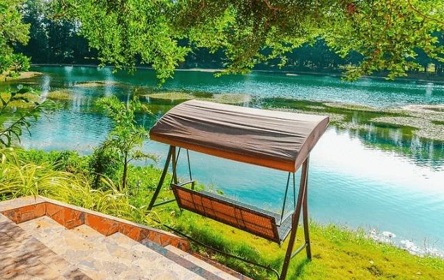 Качели из металла своими руками для дачи: детские, как сделать, чертежи, на подшипниках