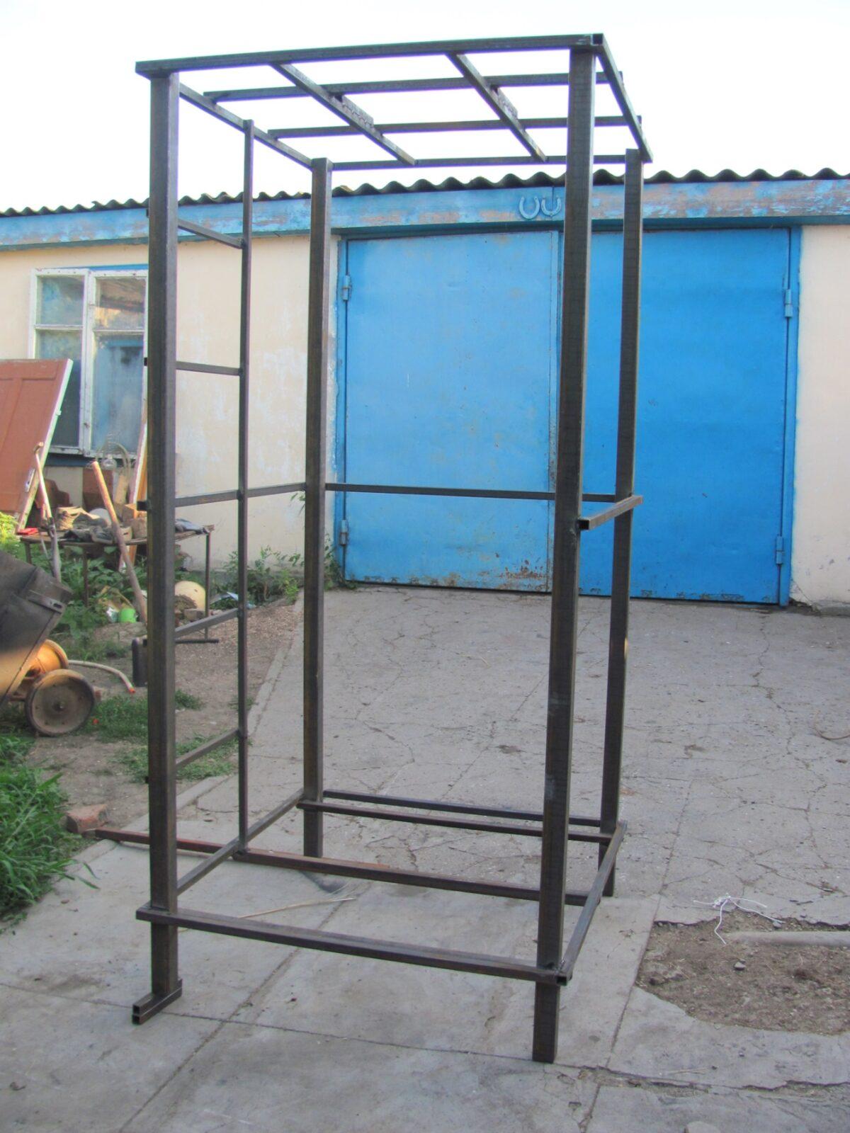 Душ из профнастила: как сделать своими руками, чертежи, фото