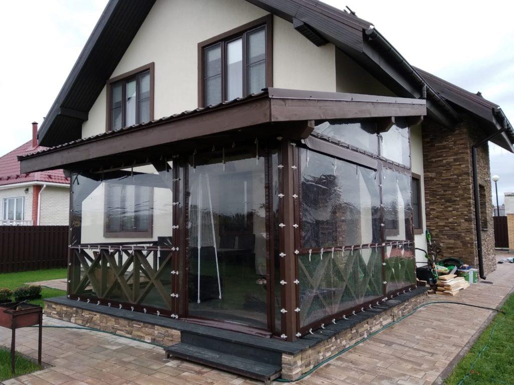 Монтаж мягких (гибких) окон своими руками в беседке: схема установки, видео