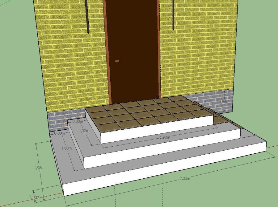 Как сделать кирпичное крыльцо в частном доме