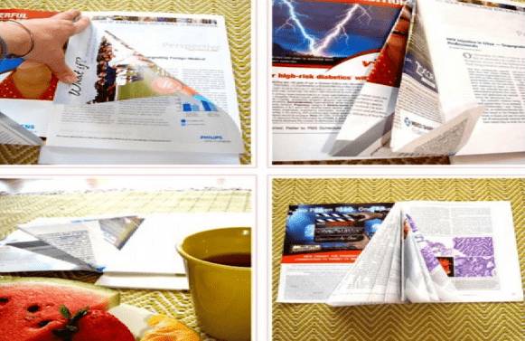 Как сделать елку из журнала, газетных трубочек своими руками