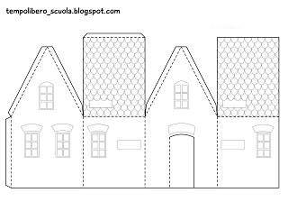 Рождественская деревня своими руками: шаблоны, мастер-классы, фото