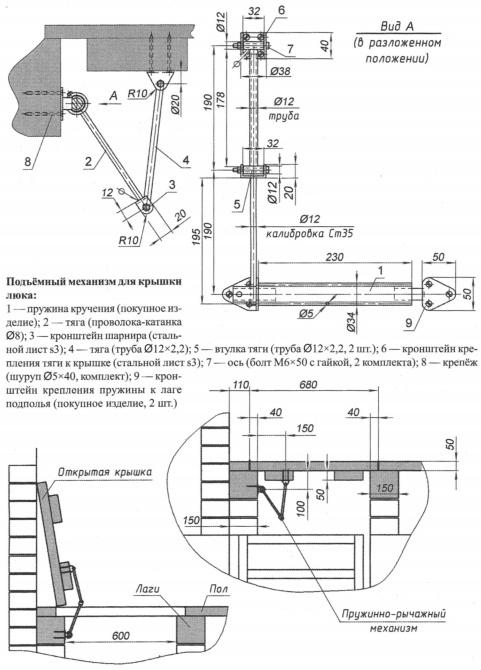 Как сделать люк в погреб или подвал своими руками