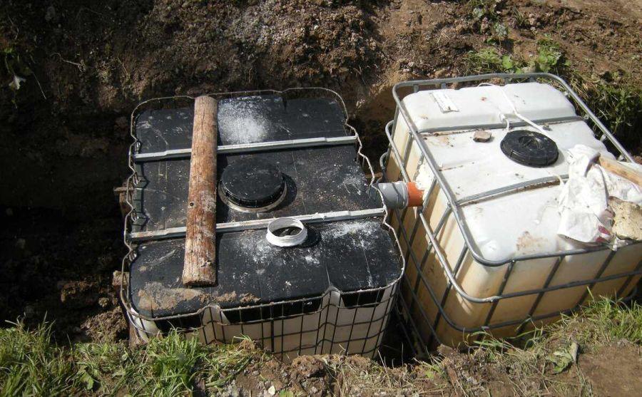 Как сделать септик из еврокубов своими руками: без откачки, схема, чертежи