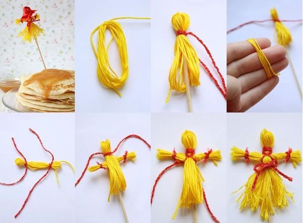 Как сделать чучело на Масленицу: пошаговое фото для начинающих, видео