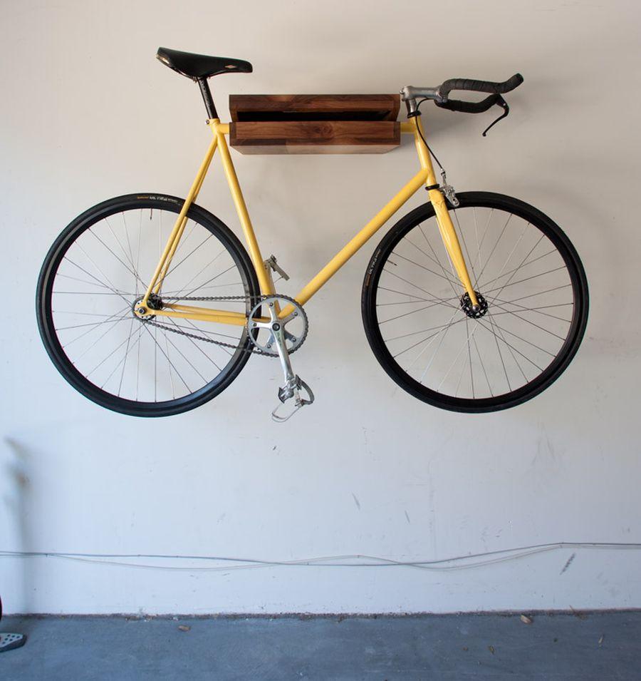 Как повесить велосипед на стену в гараже своими руками: фото, вертикально, видео