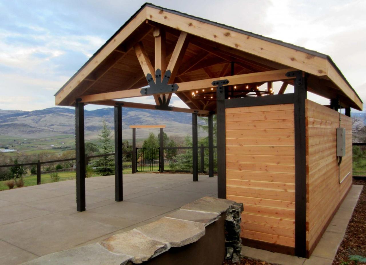 Чем лучше покрыть беседку из дерева на улице: варианты покраски, фото