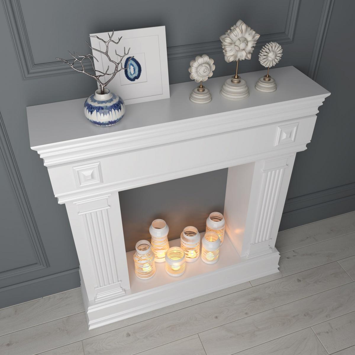 Как сделать фальш-камин из фанеры своими руками