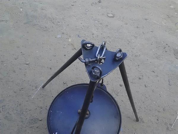 Как сделать треногу для казана своими руками