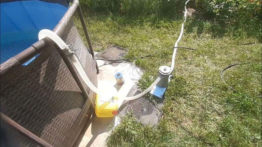 Как и куда сливать воду с бассейна на даче: каркасного, надувного, видео