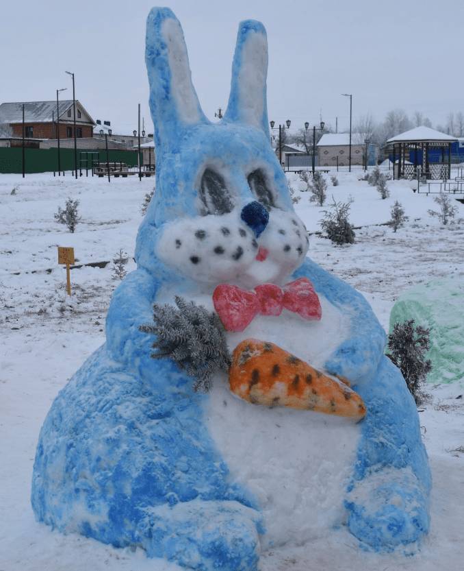 Снежные фигуры 2023 своими руками: для детского сада, школы, легкие, простые
