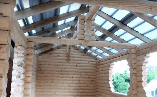 Беседка из бревен своими руками: простые варианты, чертежи, как сделать