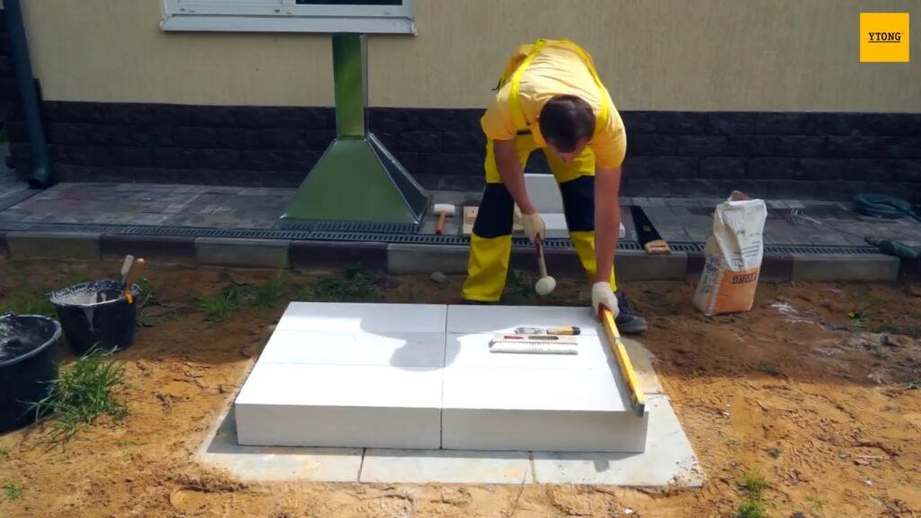 Как сделать мангал из блоков: газобетона, бетонных, керамзитобетонных