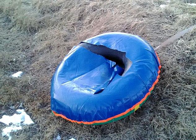 Как и чем заклеить камеру тюбинга (ватрушки) для катания в домашних условиях