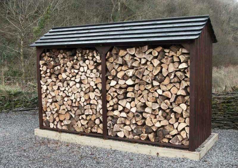 Как сделать навес для дров: из профильной трубы, поддонов, дерева