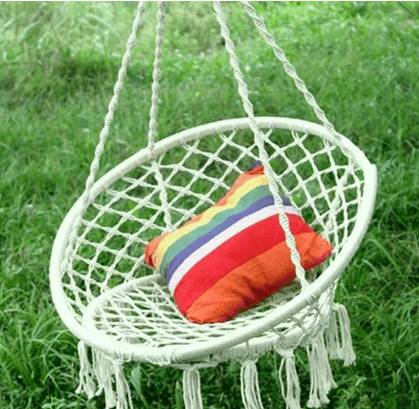 Как самому сделать качели-гнездо своими руками: круглые, из обруча и веревки, видео