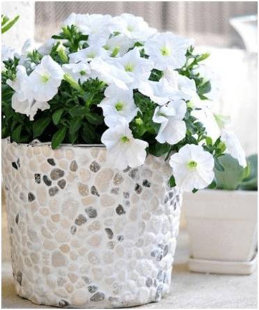 Кашпо для цветов из ведра своими руками