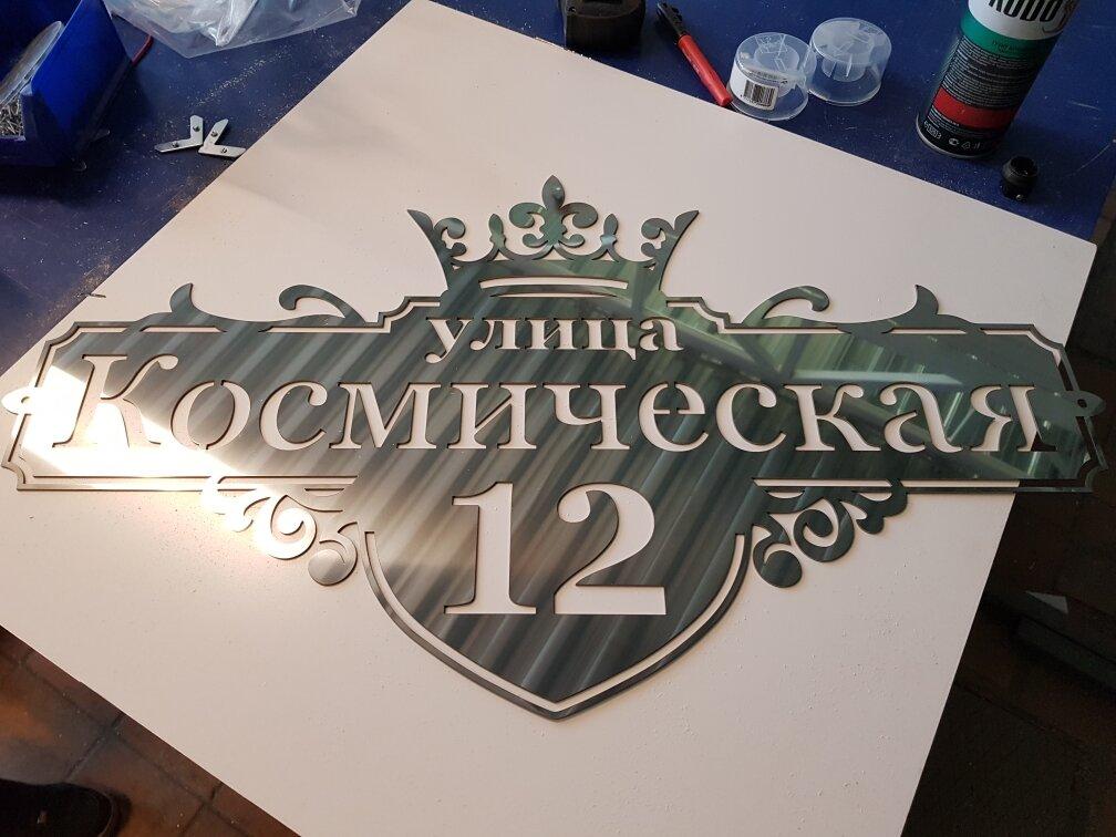 Как сделать табличку с адресом на частный дом своими руками