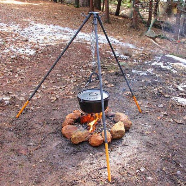 Как сделать треногу для казана своими руками