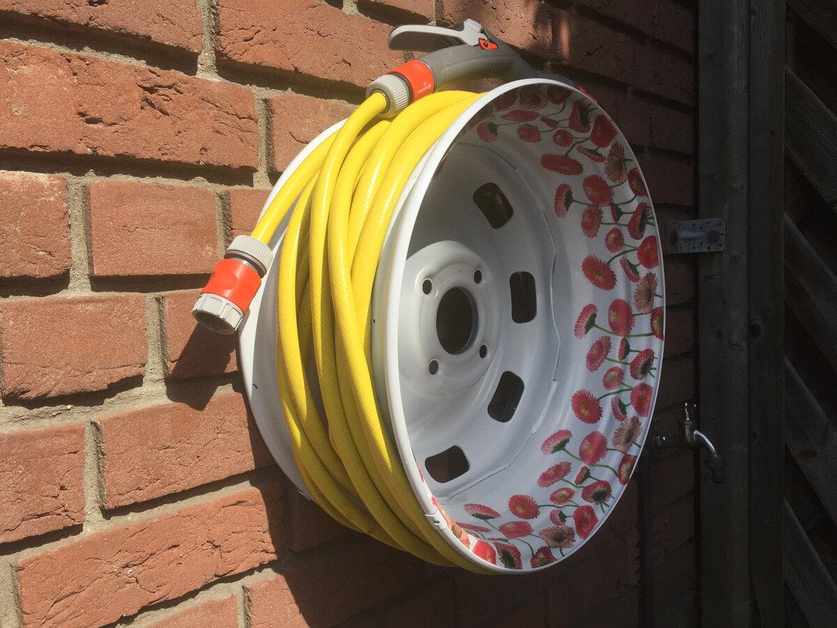 Системы и приспособления для хранения шлангов для полива зимой