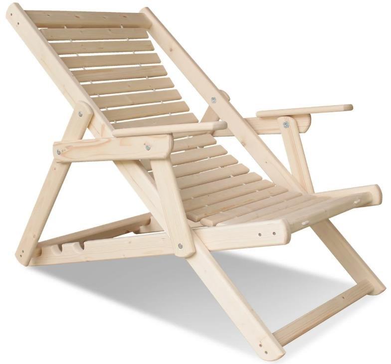Складной деревянный шезлонг: чертежи, как сделать своими руками