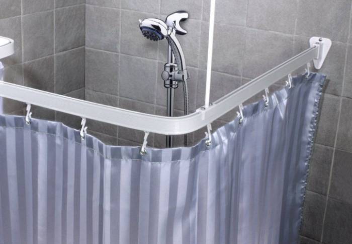 Как правильно установить штангу в ванной для шторы: телескопическую, раздвижную