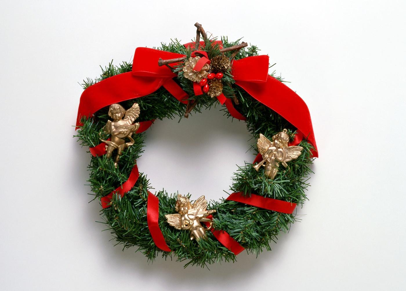 Рождественский венок из веток: как сделать своими руками, пошагово