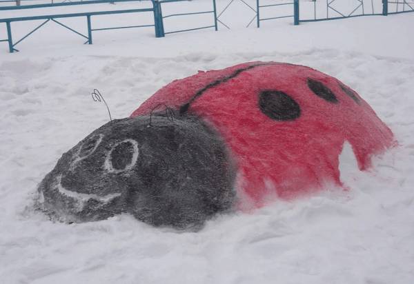 Снежные фигуры 2023 своими руками: для детского сада, школы, легкие, простые