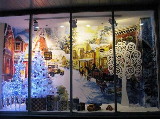 Украшение магазина к Новому году 2023 своими руками: идеи, фото, креативное