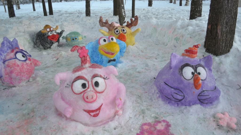 Снежные фигуры 2023 своими руками: для детского сада, школы, легкие, простые