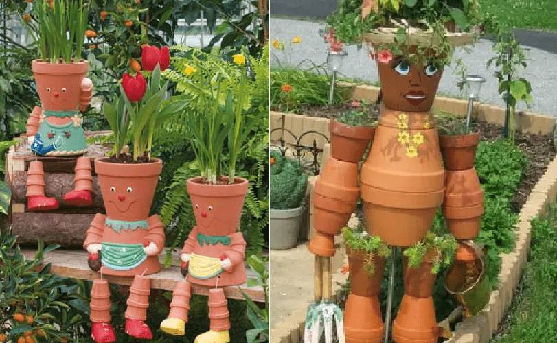 Как сделать пугало для огорода и сада своими руками