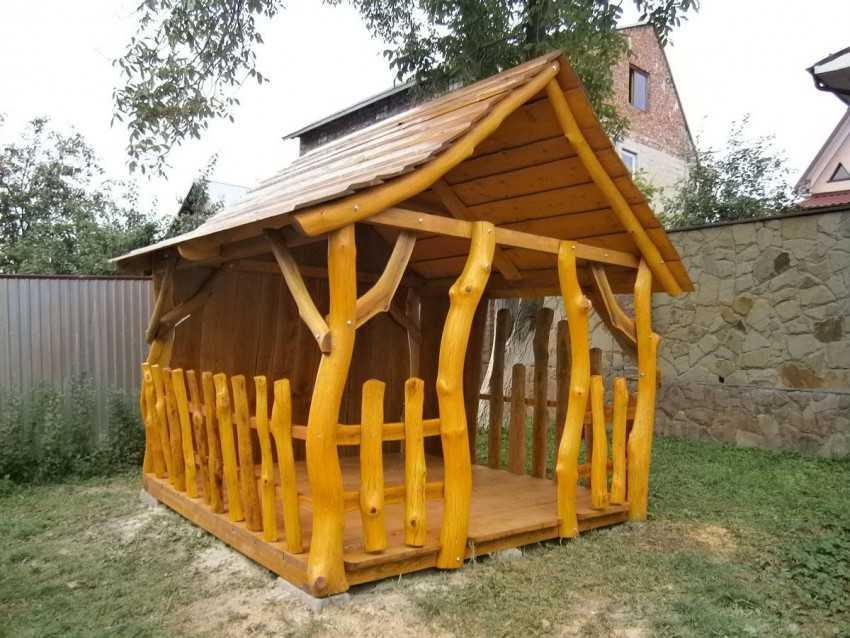 Беседка своими руками для дачи из подручных средств