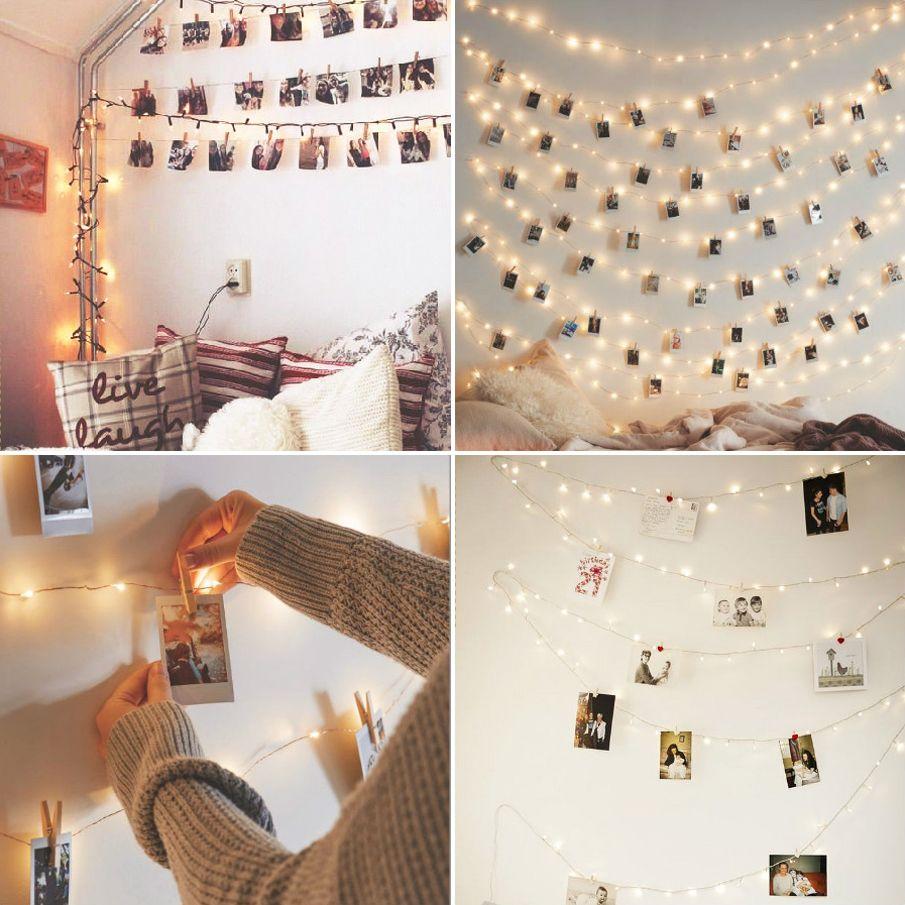 Как прикрепить гирлянду к стене: с обоями, без гвоздей