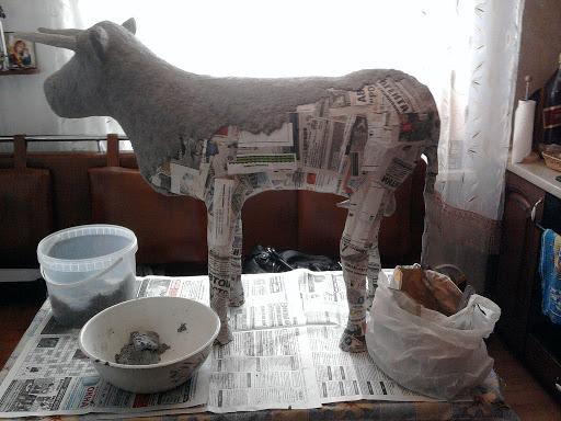 Бык из пластиковых бутылок своими руками: как сделать пошагово