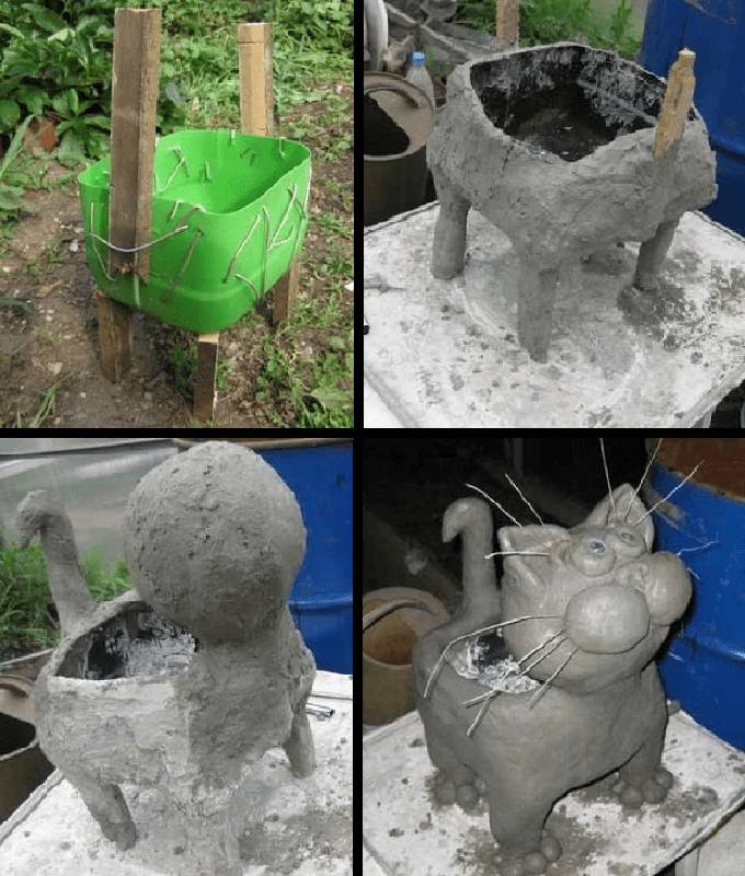 Как сделать кашпо из гипса своими руками