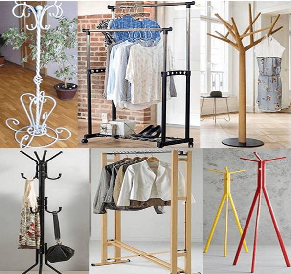 Напольная вешалка своими руками: из дерева, пластиковых труб, металлическая, чертежи