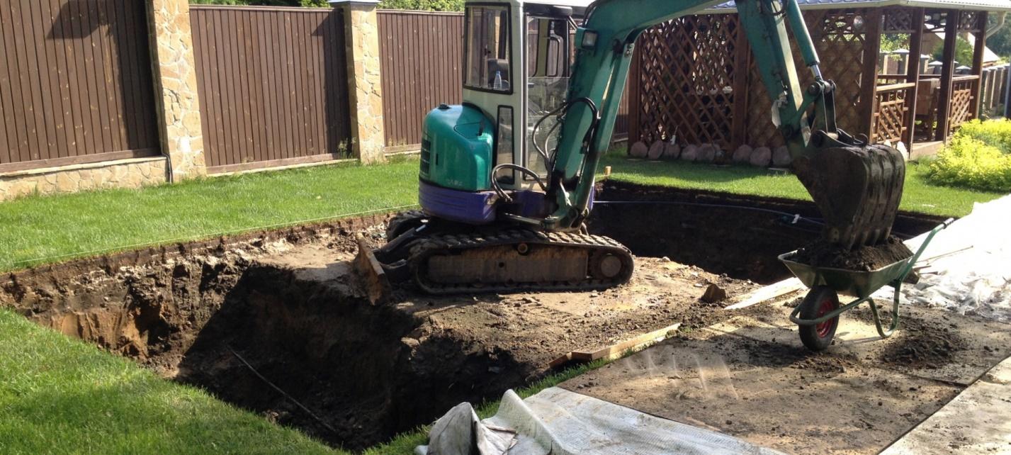 Установка бассейна из полипропилена своими руками