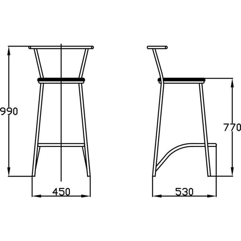 Как собрать барный стул своими руками: со спинкой, деревянный, из профтрубы, фото