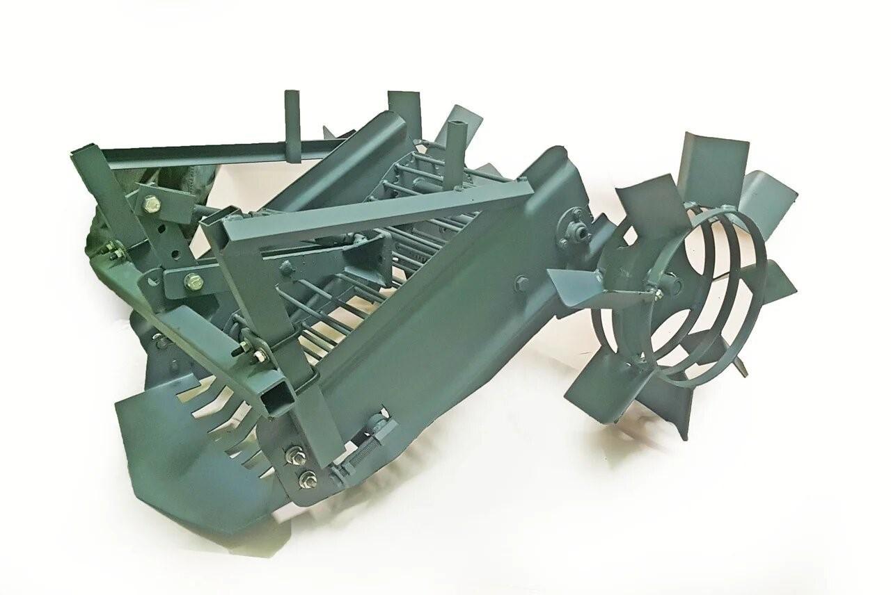 Как сделать и настроить самодельную картофелекопалку для мотоблока